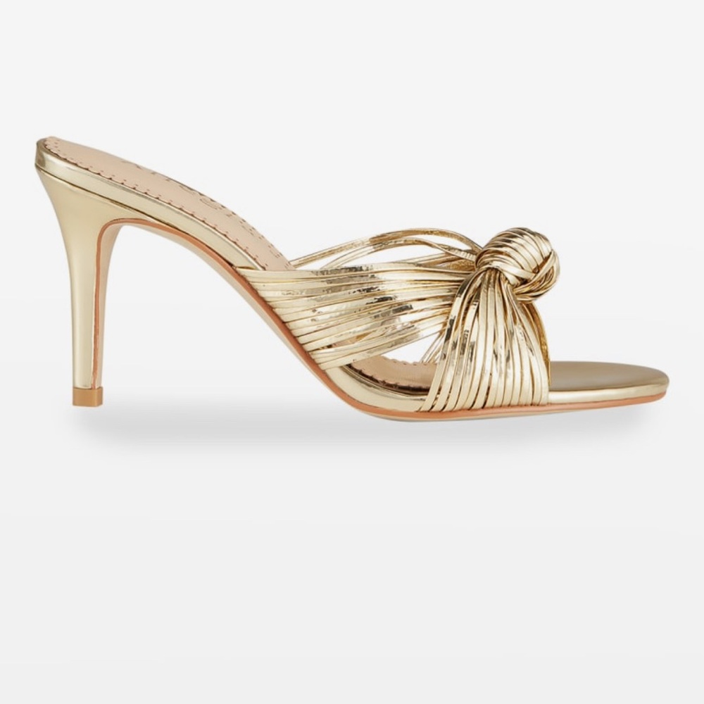 Allegra James- Gold Knot Heels